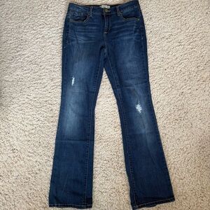 Vintage America Blues Jeans Boho Bootcut Dark Blue Size 4 / 27 EUC